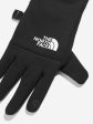 The North Face Kid Recycled Etip Gloves in Black on Sale