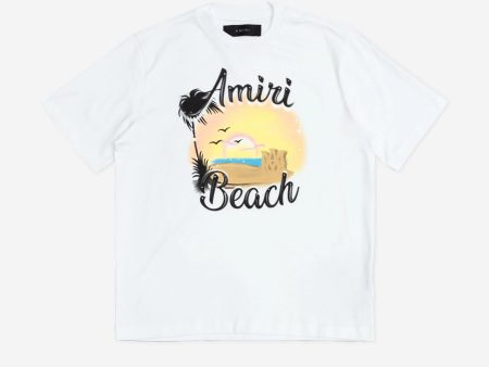 Amiri Kids MA Sandcastle T-Shirt in White Online now