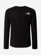 The North Face Kids Never Stop Long Sleeve T-Shirt in Black Fashion