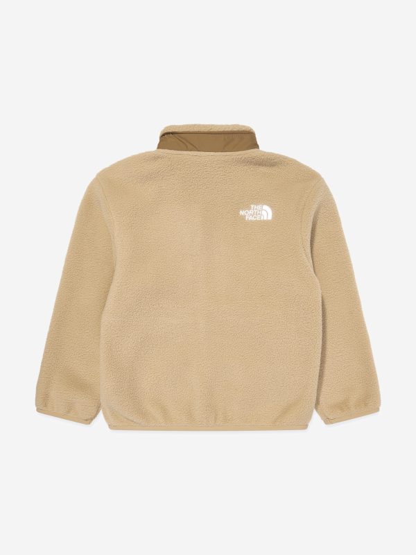 The North Face Boys Yumiori Fleece Full Zip Jacket in Beige For Sale