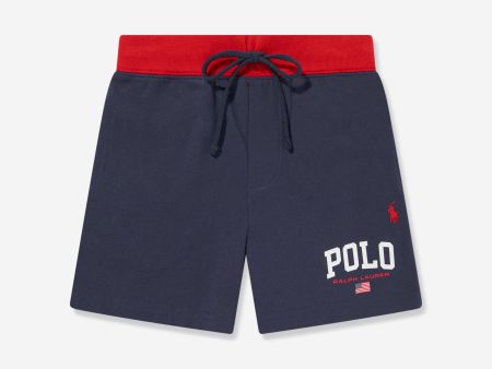 Ralph Lauren Boys Polo Shorts in Navy For Discount