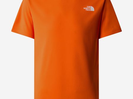 Boys Reaxion T-Shirt in Orange Cheap