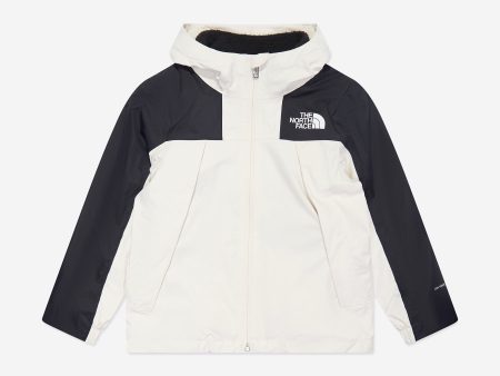 The North Face Kids Antora Triclimate 3-in-1 Jacket in White Hot on Sale