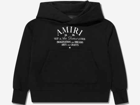 Amiri Kids Arts District Hoodie in Black Online