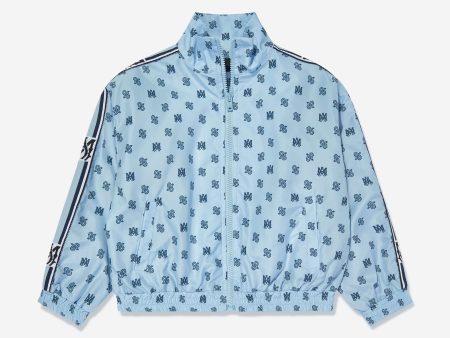 Amiri Kids MA Paisley Windbreaker in Blue Online