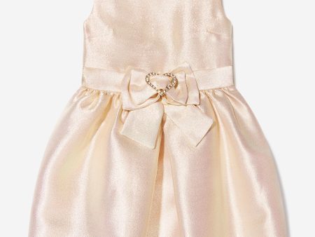 Angels Face Girls Sydney Sparkle Dress in Gold Hot on Sale