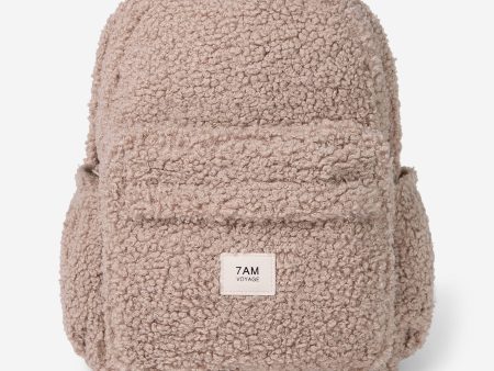 7AM Enfant Kids Teddy Backpack in Beige (35cm) Online