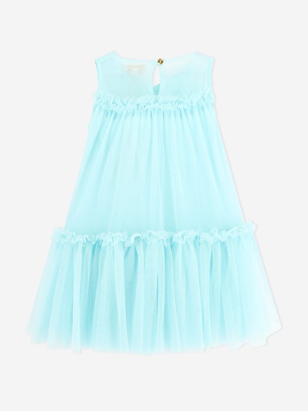 Angels Face Girls Caria Sleeveless Butterfly Dress in Blue Online