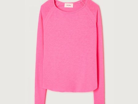 Women Pink Cotton T-Shirt Fashion