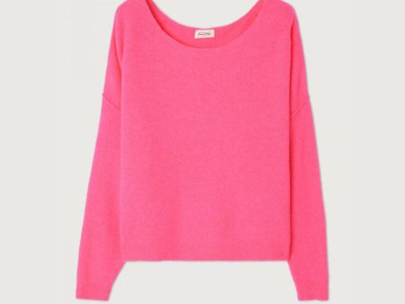 Women Pink Knit Sweater Fashion