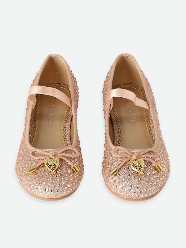 Angels Face Girls Maya Crystal Shoes in Pink Discount