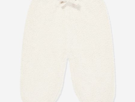 7AM Enfant Baby  Fuzzy Boxy Lounge Pants in Ivory Cheap