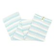 Adult Light Blue Stripes Ballet Warm Up Socks For Sale