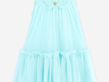 Angels Face Girls Caria Sleeveless Butterfly Dress in Blue Online