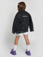 Balenciaga Kids Denim Jacket in Black Sale