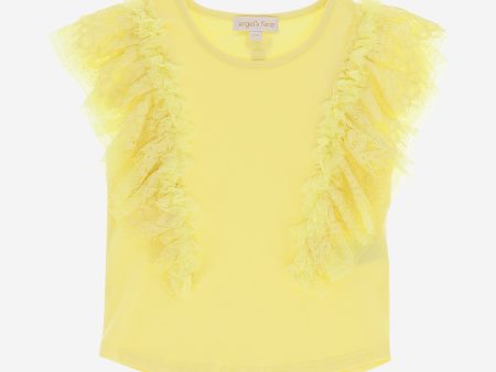 Angels Face Girls Saige Vest Top in Yellow Online