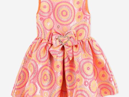 Angels Face Girls Ruby Circle Dress in Orange Discount