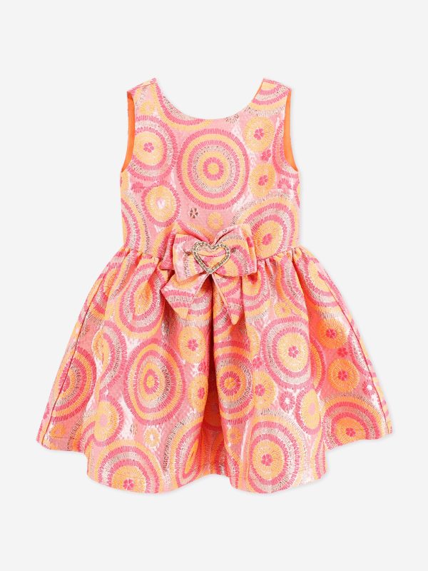 Angels Face Girls Ruby Circle Dress in Orange Discount