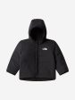 The North Face Baby Reversible Perrito Hooded Jacket in Black on Sale