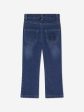 Aigner Girls Embroidered Flared Jeans in Blue Fashion