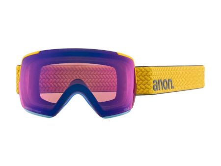 Adult Gold Ski Goggle & Face Mask Set(Anon M5S半球面镜） Online now