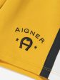 Aigner Boys Logo Bermuda Shorts in Yellow Cheap