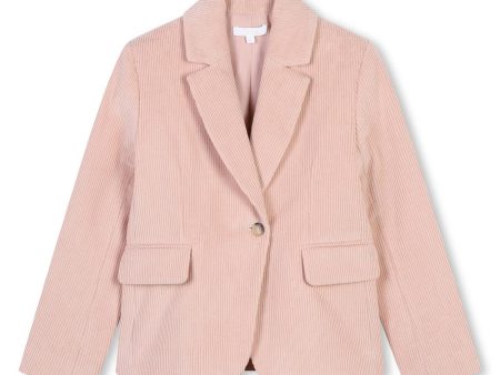 Girls Pink Corduroy Suit Supply