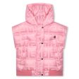 Girls Pink Padded Down Gilet on Sale