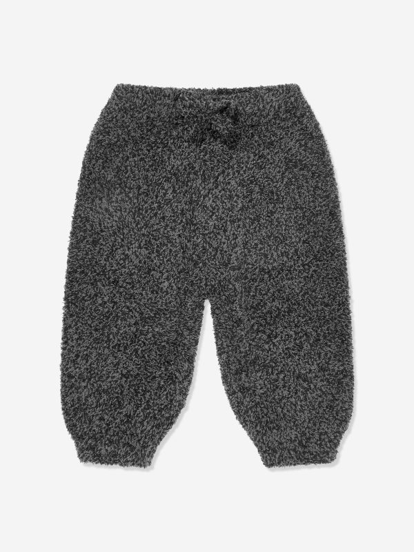 7AM Enfant Baby Fuzzy Boxy Lounge Pants in Black Supply