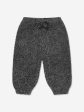 7AM Enfant Baby Fuzzy Boxy Lounge Pants in Black Supply