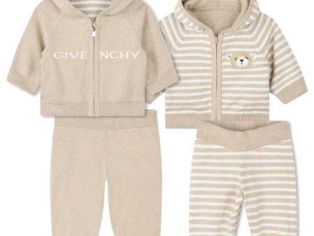 Baby Boys & Girls Beige Cotton Set(2 Pack) Hot on Sale