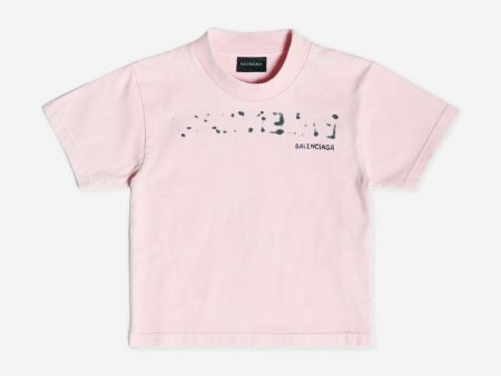 Kids Logo T-Shirt in Pink For Cheap