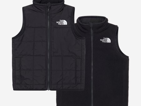 The North Face Boys Reversible Shasta Gilet in Black Online Sale