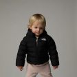 The North Face Baby Reversible Perrito Hooded Jacket in Black on Sale