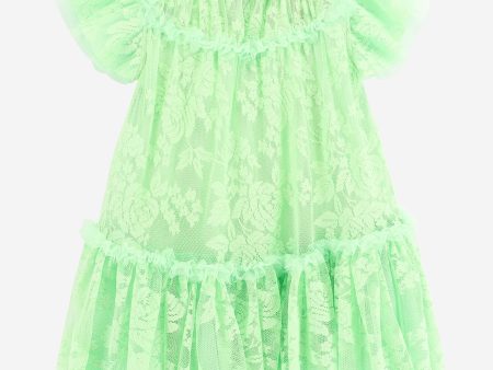 Angels Face Girls Vida Lace Dress in Green Sale