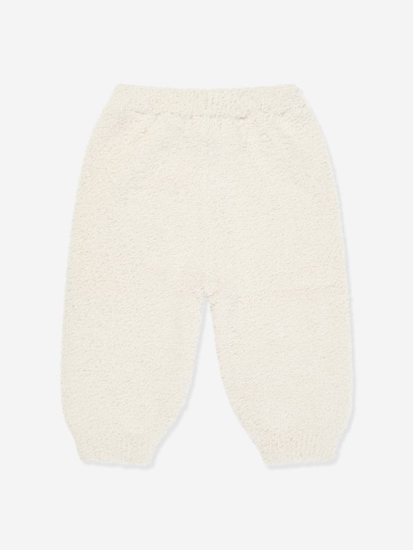 7AM Enfant Baby  Fuzzy Boxy Lounge Pants in Ivory Cheap