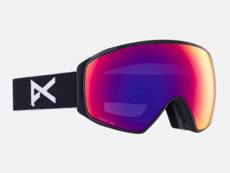 Adult Black Ski Goggle & Face Mask Set(Anon M4S球面镜) Discount