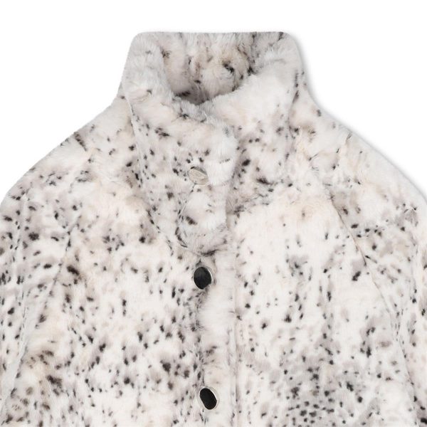 Girls Beige Faux Fur Coat Sale