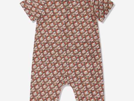 Baby Andreas Romper in Beige Hot on Sale