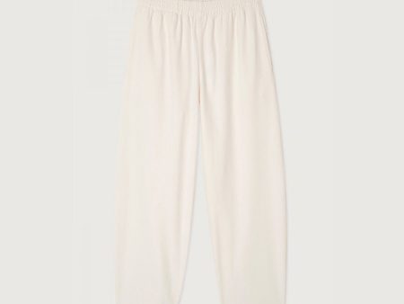 Women White Cotton Trousers For Sale