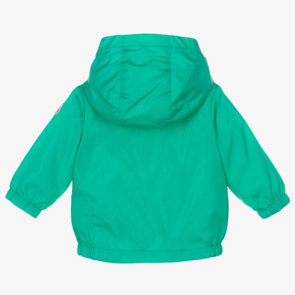 Baby Boys & Girls Green Zip-Up Jacket Online Sale