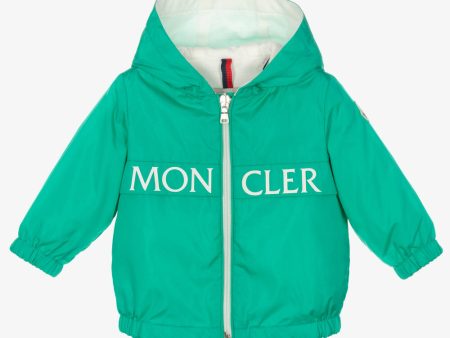 Baby Boys & Girls Green Zip-Up Jacket Online Sale