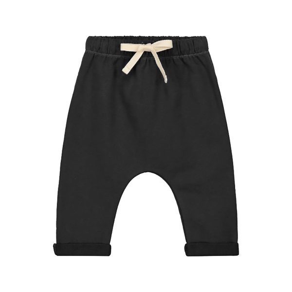 Baby Boys & Girls Black Cotton Trousers Online Hot Sale