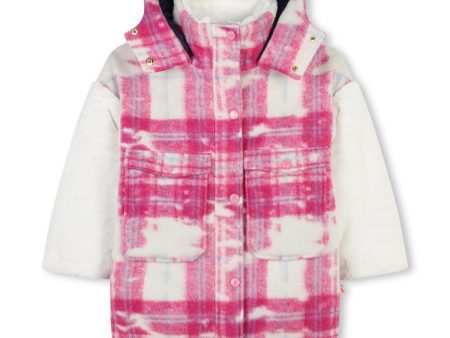 Girls Pink Padded Coat Online now