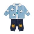 Baby Boys & Girls Light Blue Jacket Hot on Sale