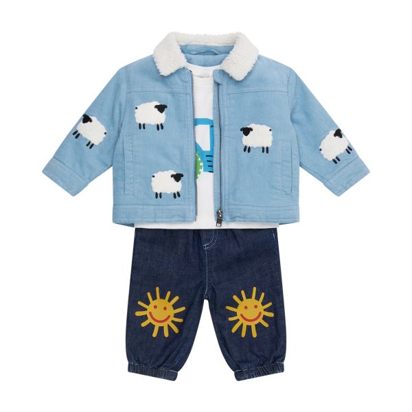 Baby Boys & Girls Light Blue Jacket Hot on Sale