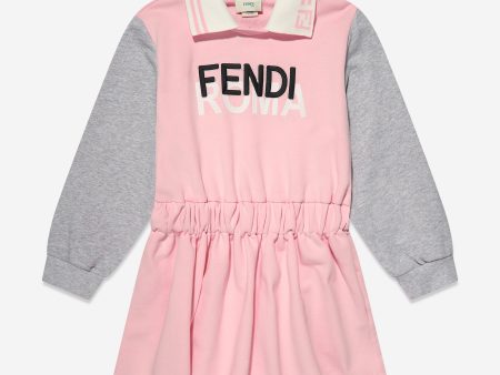 Girls Sweater Dress in Pink For Sale