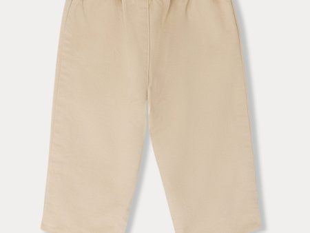 Baby Boys & Girls Beige Cotton Trousers Fashion