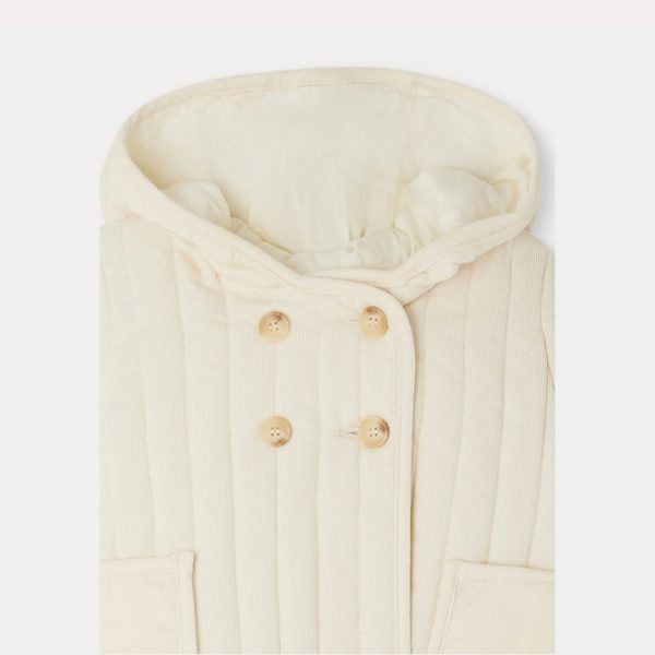 Baby Boys & Girls Ivory Corduroy Jacket on Sale