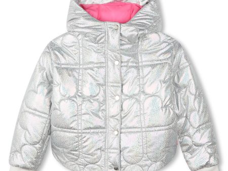 Girls Silver Padded Jacket Online now